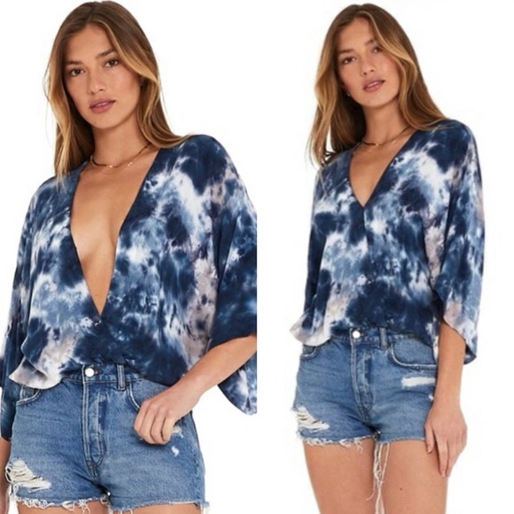 Young Fabulous & Broke Tie Dye Tia Top Size Small - Picture 3 of 8